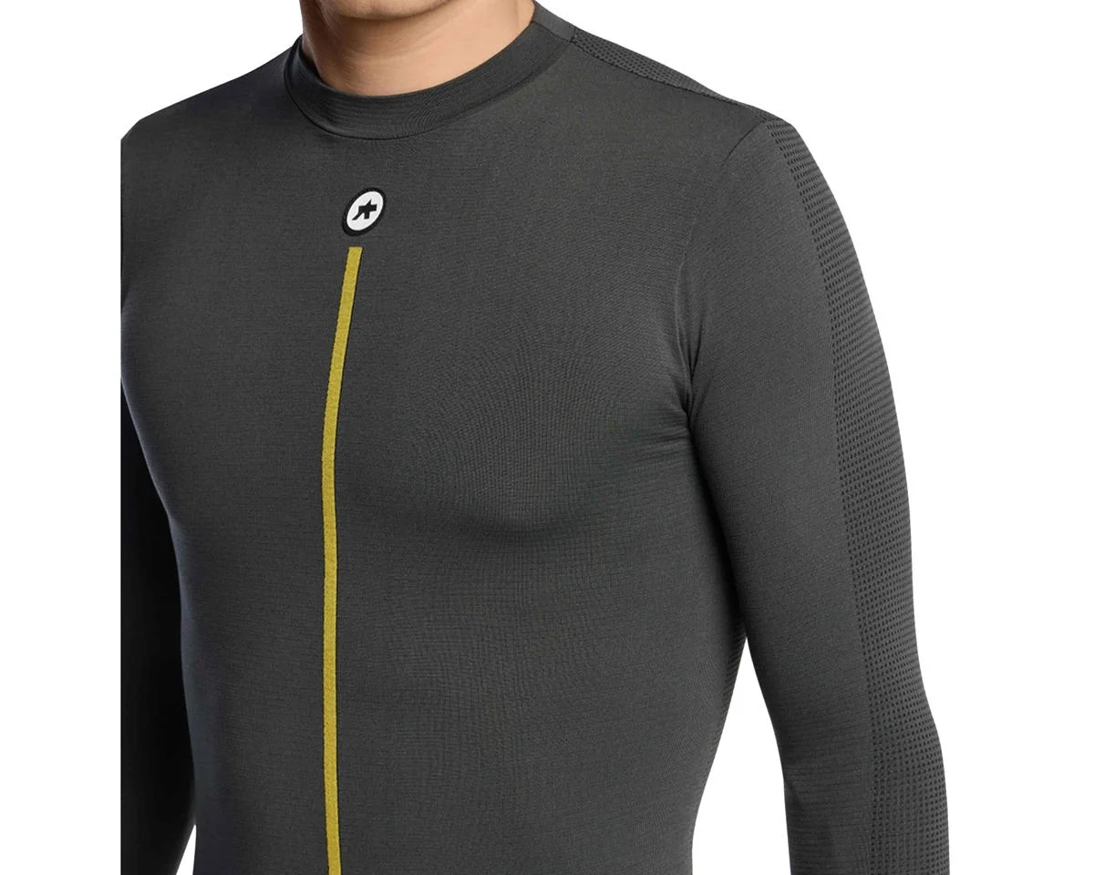 Assos Spring Fall Long Sleeve Skin Layer P1 (Anthracite Grey) (M/L) - view 4